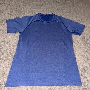 lululemon athletica Vibrant Blue Short Sleeve Tee
